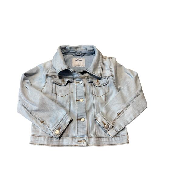 Old Navy Girls Jean jacket size 5T, Blue Jean Denim, Toddler - Picture 1 of 7